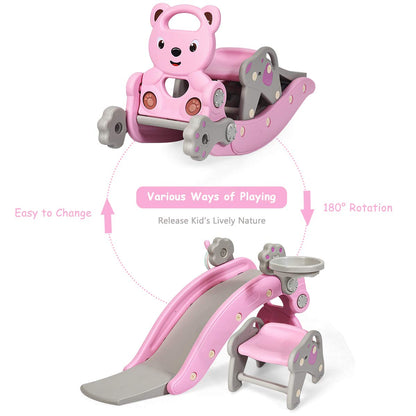 PlayNest™ 5-in-1 Toddler Slide & Rocking Toy – Indoor & Outdoor Fun for Ages 1-5