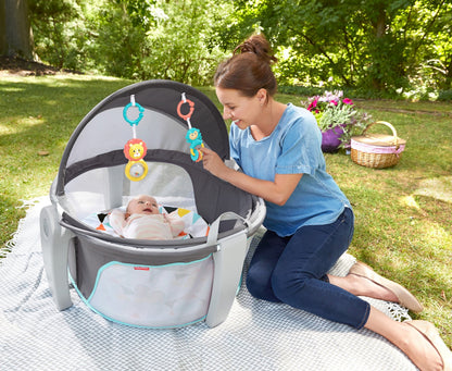 LittleNest™ Portable Baby Cradle – Soft, Safe & Lightweight Travel Bassinet for Newborns (0-18 Months)